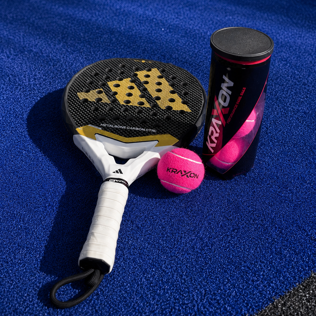 Kraxon Pink Padel Balls 3-Pack