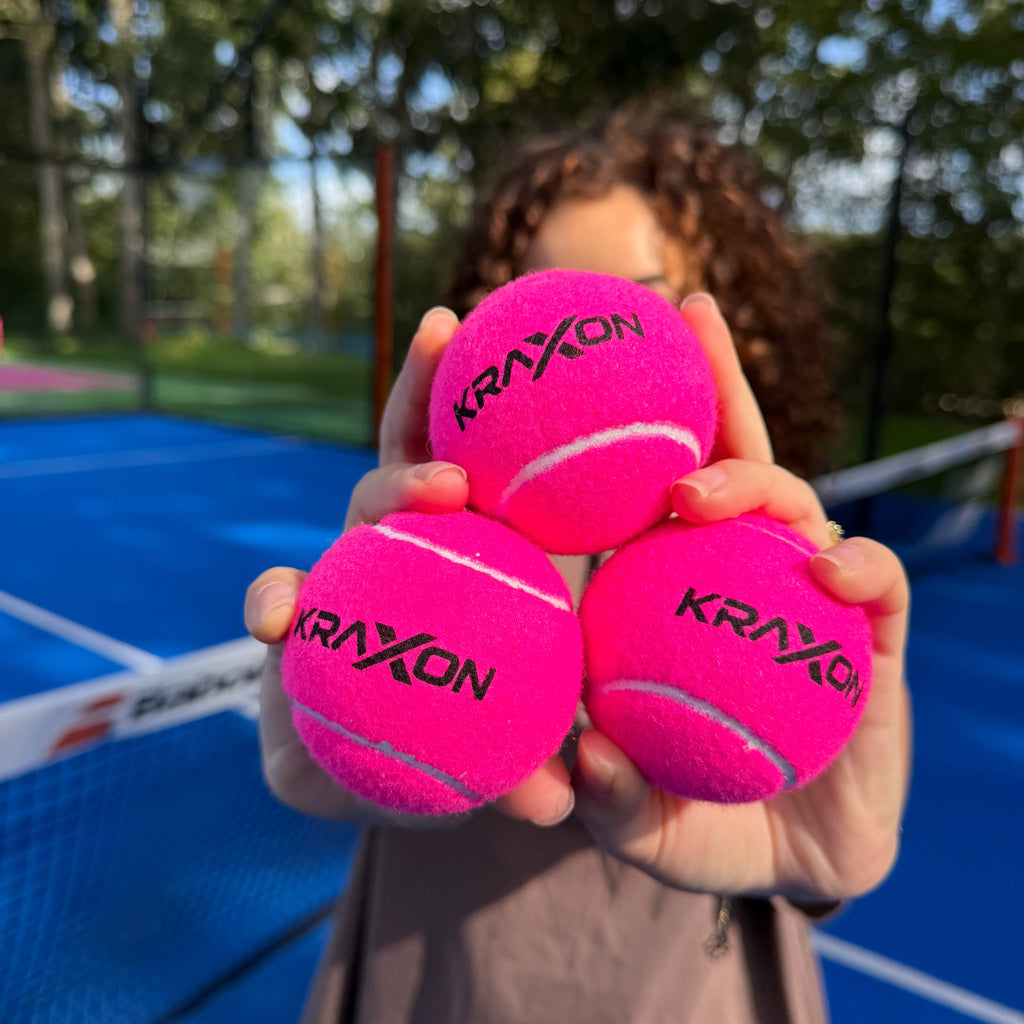 Kraxon Pink Padel Balls 9-Pack